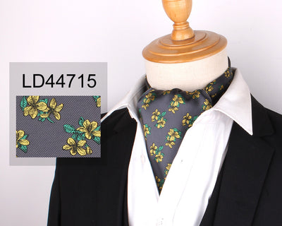 Pañuelo de Seda para Hombre con Estampado Floral - Image 17