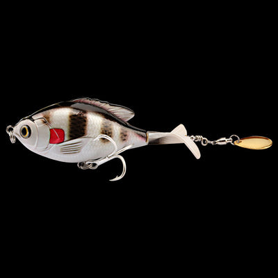 Set de 5 Señuelos de Pesca con Cola Giratoria Montada Superior - Image 9