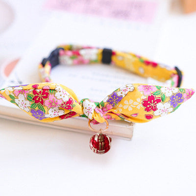 Collar Festivo para Mascotas con Lazo y Campana - Gato, Cachorro y Conejo - Image 16
