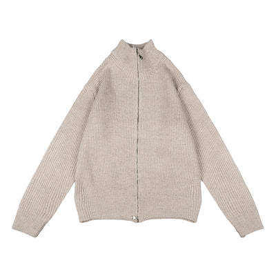 Suéter Cardigan Tejido Suave con Doble Cierre - Image 9