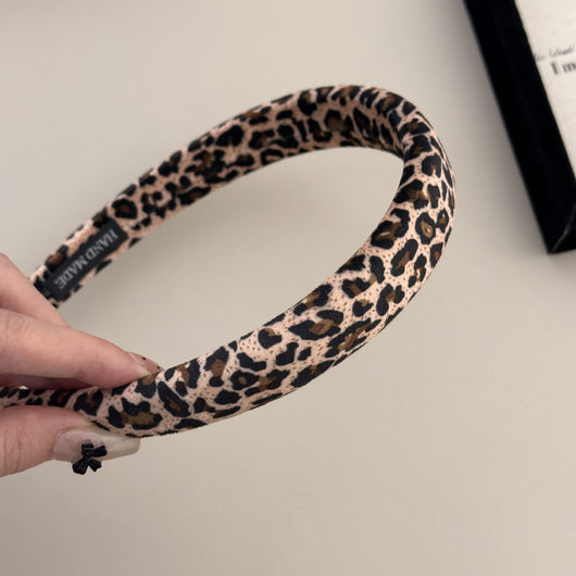 Diadema Vintage Leopardo en Terciopelo - Accesorio Versátil para Cualquier Estilo - Image 8