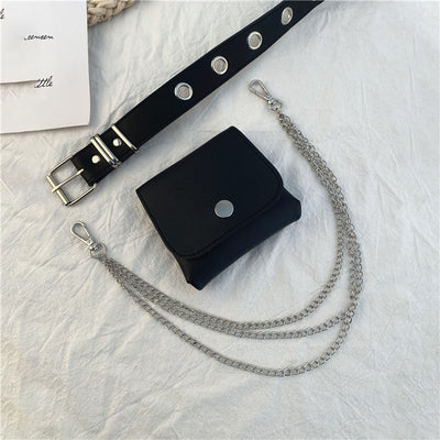 Cinturón Punk con Cadena Decorativa para Mujer - Accesorio de Moda Urbana - Image 9