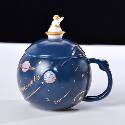 Taza de Cerámica para Pareja con Tapa y Cuchara - Diseño Boy and Girl - Image 23
