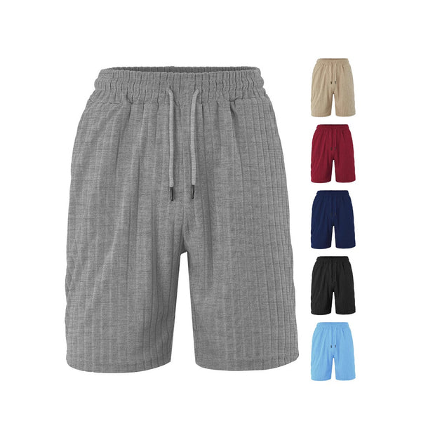 Pantalones Cortos Casuales para Hombre con Tela Jacquard Micro-elástica Transpirable