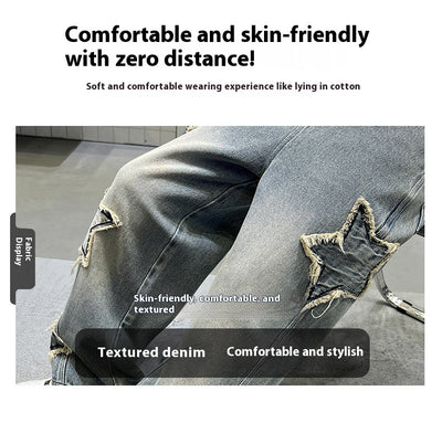 Jeans Anchos Pentagrama para Niños - Estilo Moderno y Cómodo - Image 10