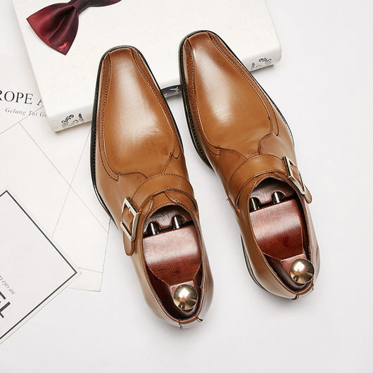 Zapatos de Cuero Japoneses para Negocios - Elegancia Formal Profesional