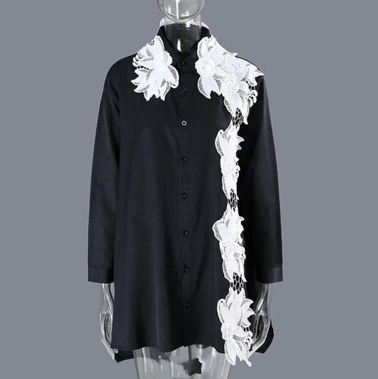 Blusa Suelta de Diseño Primavera - Corte Estilizado y Moderno