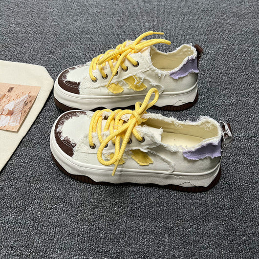 Zapatillas Plataforma Mango Head Blancas - Image 7