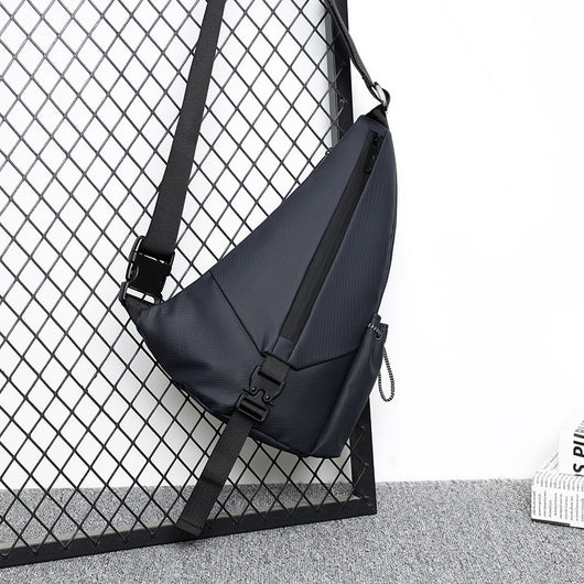 Bolsa Pecho Motociclista Derm Men Triangle - Crossbody Versátil - Image 4