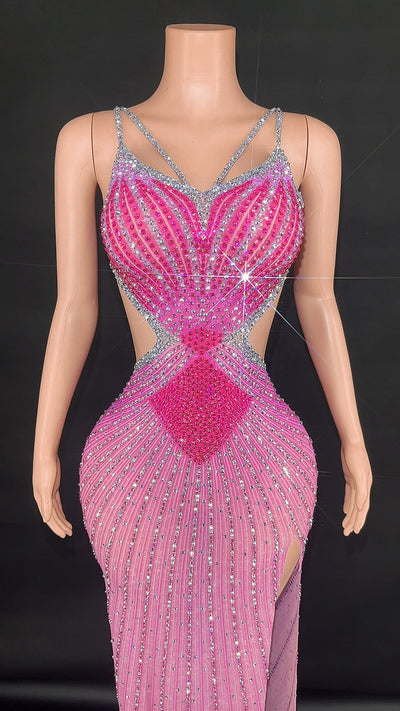 Vestido Bodycon Brillante sin Mangas con Cintura Ajustada para Fiesta y Presentaciones - Image 13