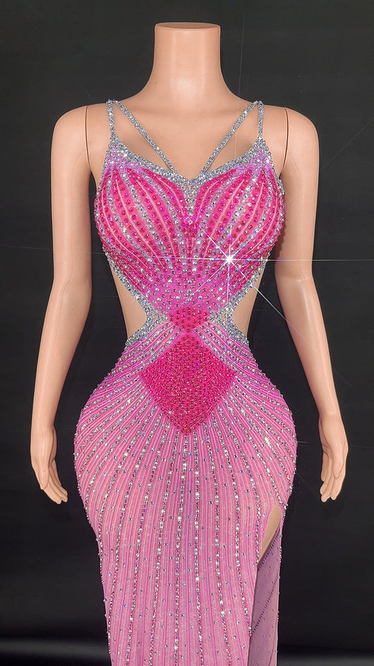 Vestido Bodycon Brillante sin Mangas con Cintura Ajustada para Fiesta y Presentaciones - Image 13