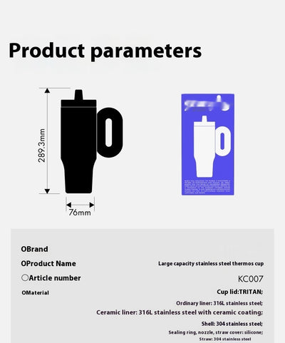 Termo Infantil Grande con Pajita - Vaso Térmico Cerámica para Niñas - Image 10