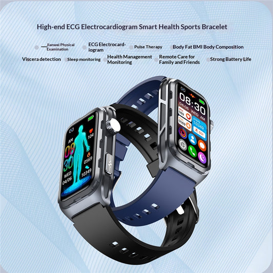 Pulsera Inteligente de Monitoreo Cardíaco, Presión Arterial y Sueño