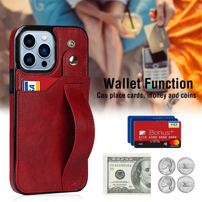Funda para Celular con Correa de Muñeca y Protección para Tarjetas - Image 17