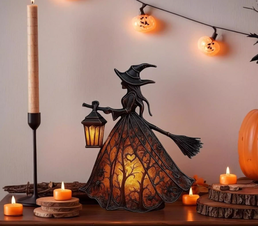 Lámpara de Bruja Halloween - Decoración de Mesa Iluminada - Image 6