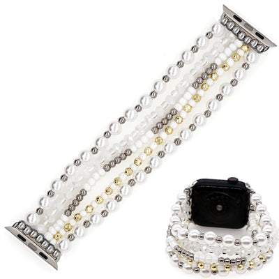 Correa de Reloj con Perlas de Vidrio y Cerámica Suave - Image 8