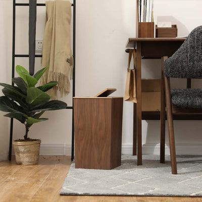 Basurero Automático con Tapa de Madera y Bolsa Interior - Image 7