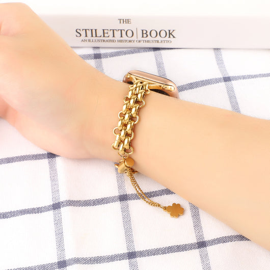 Pulsera de Reloj Acero Inoxidable Doble Fila