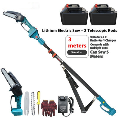 Sierra Eléctrica Inalámbrica con Batería de Litio para Jardín y Poda - Image 8