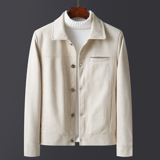 Chaqueta de Pana para Hombre Cuello Solapa Ajustada - Image 7