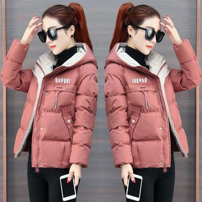 Abrigo de Plumón y Algodón para Invierno - Chaqueta Suelta y Cálida para Mujer - Image 3