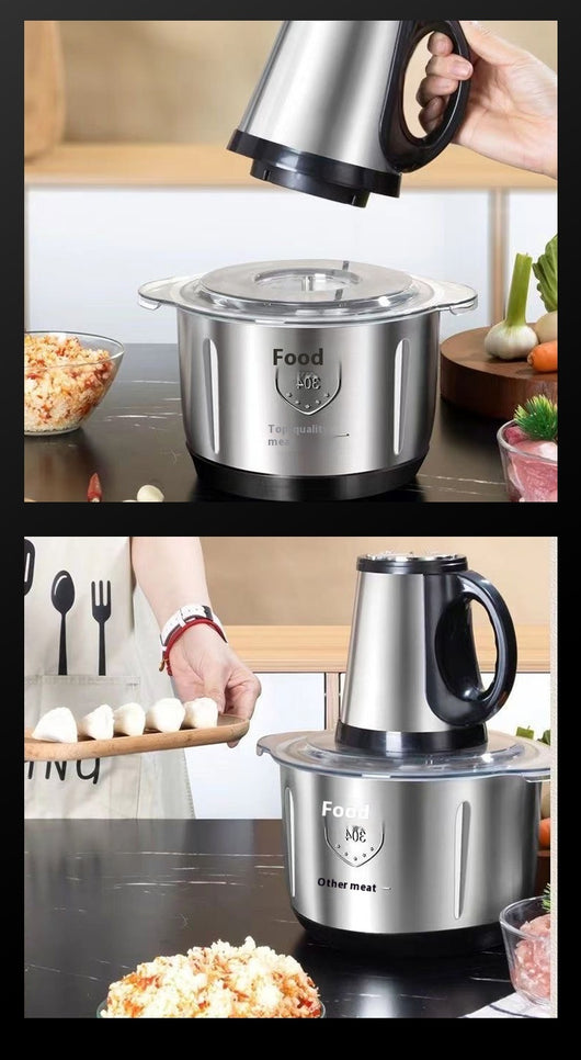 Moledor de Carne Automático Acero Inoxidable para Cocina - Image 15