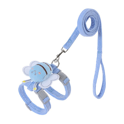 Arnés de Gato Ajustable Antiescapes con Diseño Cuadros Abeja - Juego Completo con Correa para Gatos Pequeños y Grandes - Image 8