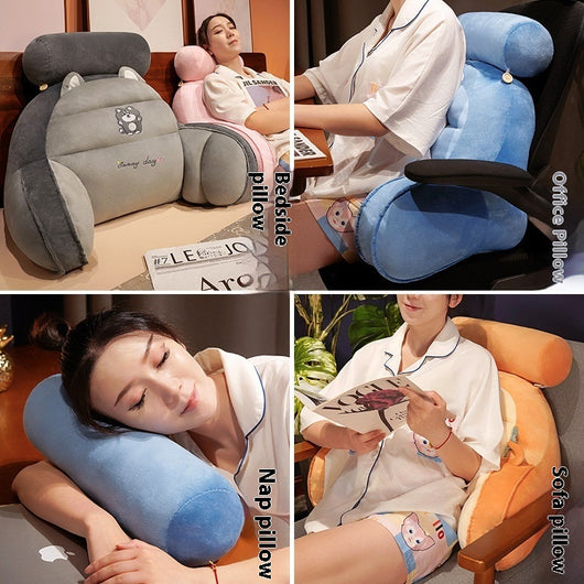 Almohada Lumbar 3D Adorable con Diseño Cartoon para Cama y Sofá - Image 4