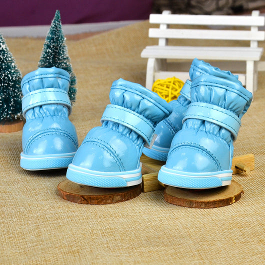 Botas Impermeables de Cuero PU para Perros - Abrigo Invernal - Image 10