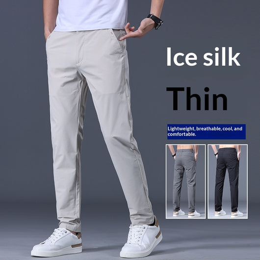 Pantalones Rectos con Cintura Elástica para Hombre - Image 16
