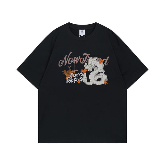 Camiseta Hombre Manga Corta con Parche Dragón - Image 6