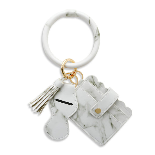 Bolsa de Cuero para Labial con Compartimentos - Organizador de Tarjetas y Llaves para Mujer - Image 2