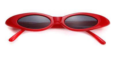 Clear frame cat eye sunglasses with bright yellow lenses, suitable for fashion wear and sun protection. - Image 20