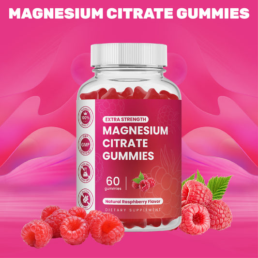 Caramelos de Magnesio Glicina - 60 Gominolas para Nutrición Diaria