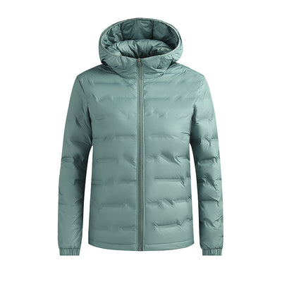 Chaqueta Acolchada de Plumón para Parejas - Abrigo Térmico y Cálido - Image 5