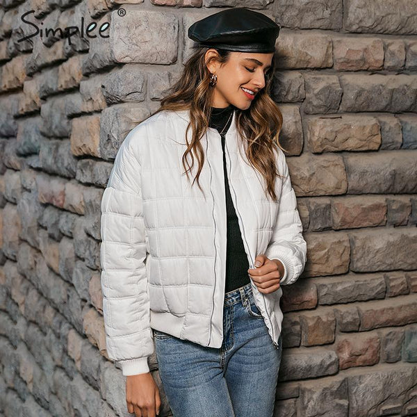 Chaqueta Acolchada Corta Slim Invierno Europa-América