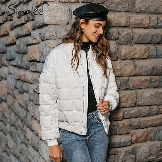 Chaqueta Acolchada Corta Slim Invierno Europa-América