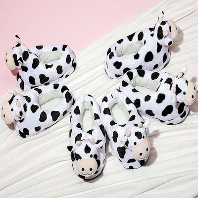 Pantuflas de Peluche Vaca Adorable - Cálidas y Acogedoras - Image 9