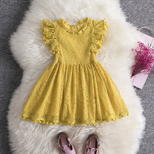 Vestido de Niña para Primer Año y Luna Llena - Elegancia Festiva - Image 4