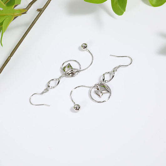 Aretes Borla Temperamento Efecto Cara Delgada Estilo Francés - Image 9
