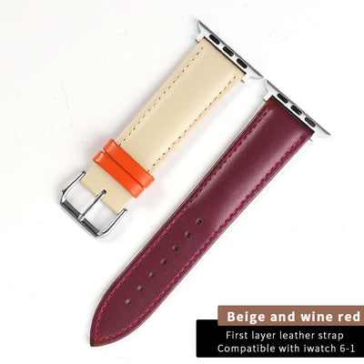 Correa de Reloj Cuero Genuino Bicolor - Pulsera Premium de Cuero Vacuno - Image 15