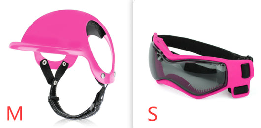 Casco de Seguridad para Mascotas en Moto - Protección Divertida para Perros y Gatos - Image 10