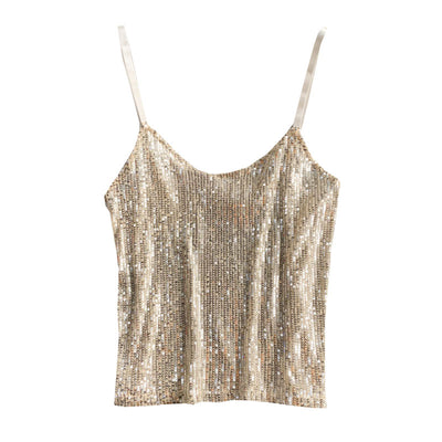 Blusa Camiseta Lentejuelas con Base Interior - Image 6