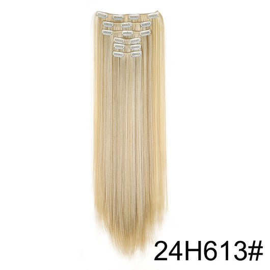 Set de 6 Extensiones de Cabello Liso Largo - Image 19