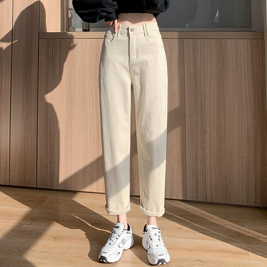 Pantalones Rectos Cintura Alta Slim Fit para Mujer - Image 4