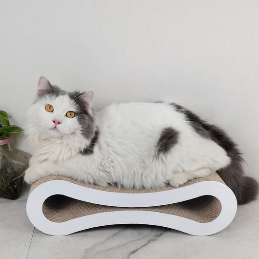 Juguete para Gatos Figura Ocho en Cartón Corrugado