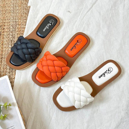 Sandalias Tejidas de Moda para Mujer - Comodidad de Verano