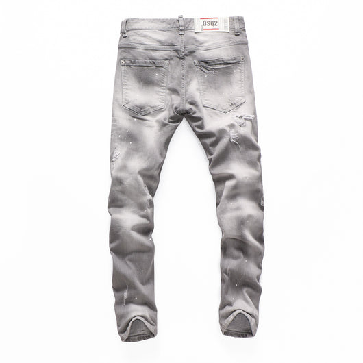 Jeans Gris Feng Shui Hong Kong para Hombre - Image 4