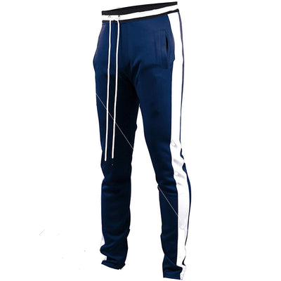 Pantalones deportivos de bloque de color para hombre - Image 3