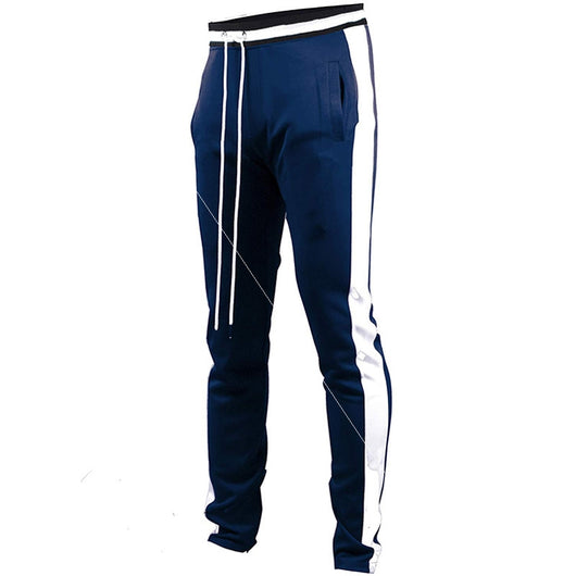 Pantalones deportivos de bloque de color para hombre - Image 3